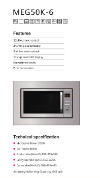 Microwave MEG50K-6